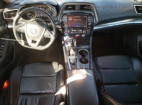 1N4AA6CV3LC360142 2020 NISSAN MAXIMA Black წინა პანელის ხედი