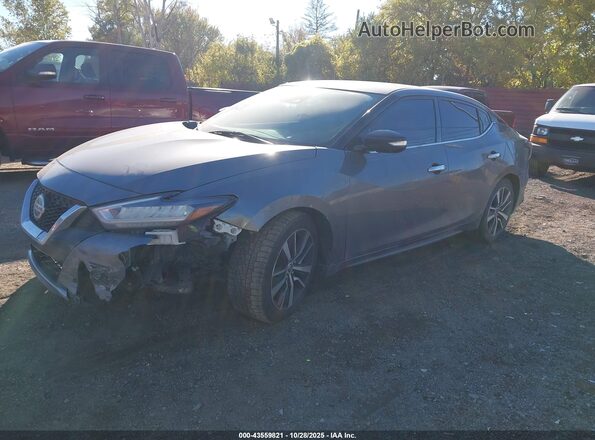 1N4AA6CV4LC370856 2020 NISSAN MAXIMA Серый Передняя левая четверть
