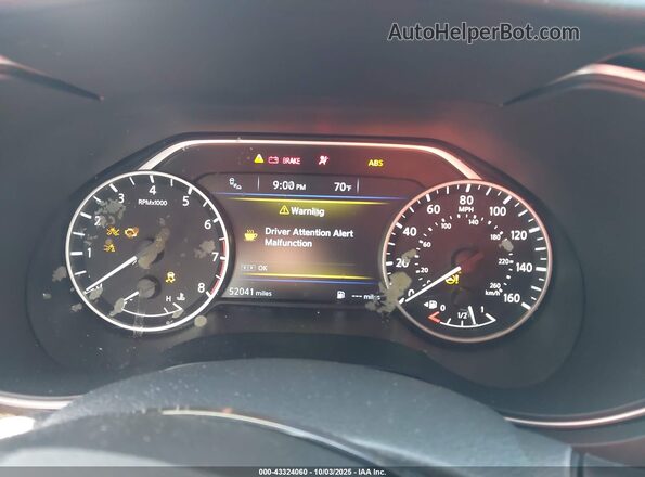 1N4AA6CV5MC514531 2021 NISSAN MAXIMA Gray Widok tylnych siedzeń