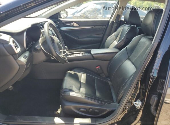 1N4AA6CV6LC365285 2020 NISSAN MAXIMA Black Widok wnętrza z przodu