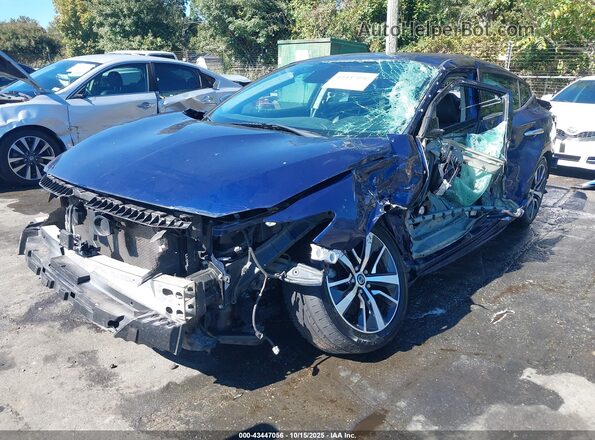 1N4AA6CV8LC366373 2020 NISSAN MAXIMA Blue Առջևի ձախ երեք քառորդ տեսարան