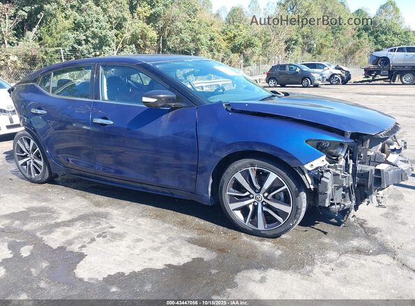 1N4AA6CV8LC366373 2020 NISSAN MAXIMA Blue Սալոնի հետևի տեսք