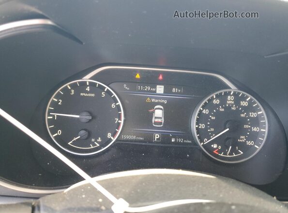 1N4AA6DV2LC364696 2020 NISSAN MAXIMA SL Silver Вид щитка приладів