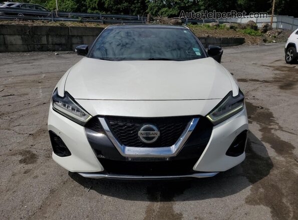 1N4AA6EV0LC385271 2020 NISSAN MAXIMA SR White Դիմացի տեսք