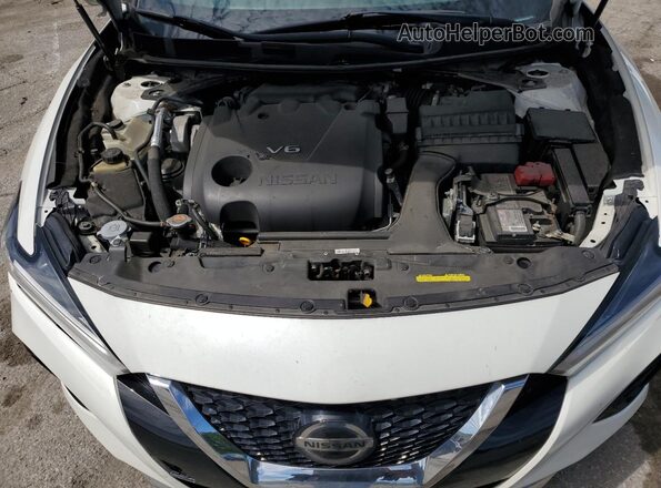 1N4AA6EV0LC385271 2020 NISSAN MAXIMA SR White Սալոնի հետևի տեսք