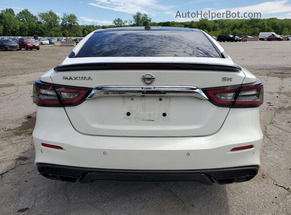 1N4AA6EV0LC385271 2020 NISSAN MAXIMA SR White Հետևի տեսք
