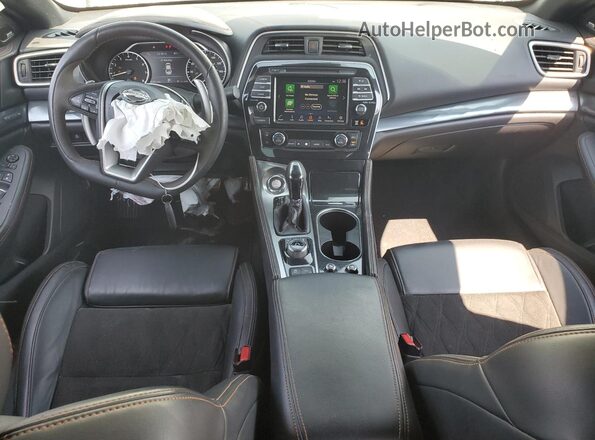 1N4AA6EV0MC504633 2021 NISSAN MAXIMA SR Белый Вид панели приборов