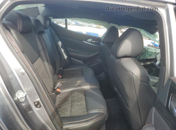 1N4AA6EV2PC503939 2023 NISSAN MAXIMA SR Gray Rear seats view