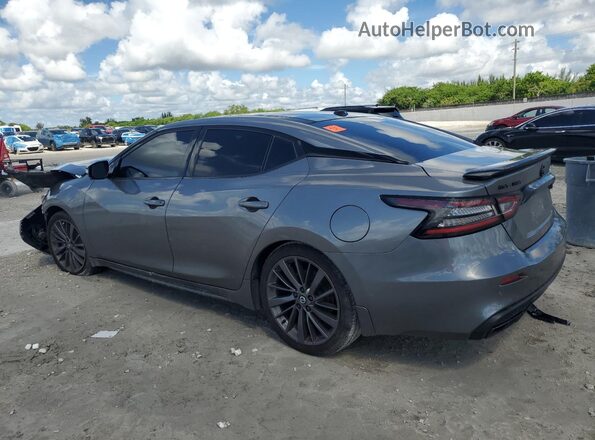1N4AA6EV3MC501435 2021 NISSAN MAXIMA SR Gray Trasero izquierdo