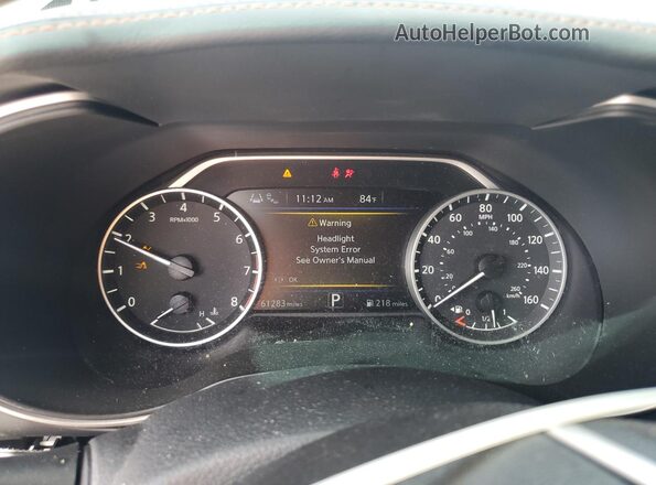 1N4AA6EV3MC501435 2021 NISSAN MAXIMA SR Gray Vista del cuadro de instrumentos