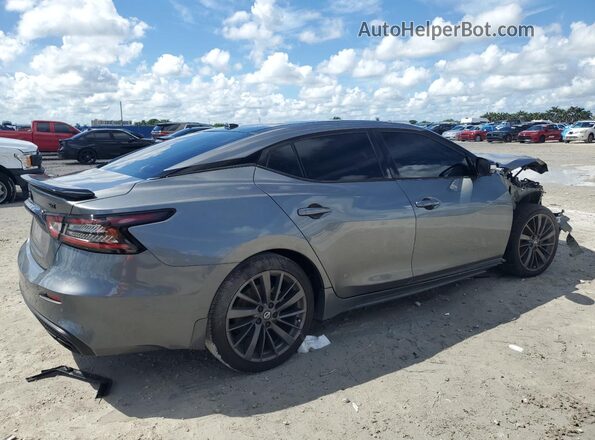 1N4AA6EV3MC501435 2021 NISSAN MAXIMA SR Gray Trasero derecho