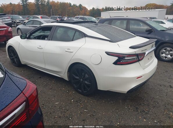 1N4AA6EV4LC378713 2020 NISSAN MAXIMA SR White Trasero izquierdo