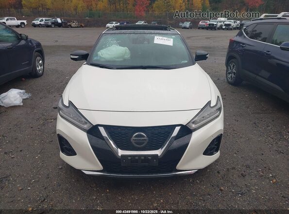 1N4AA6EV4LC378713 2020 NISSAN MAXIMA SR White Vista del cuadro de instrumentos