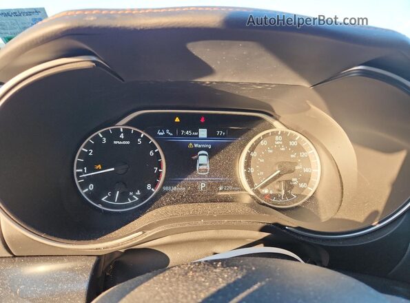 1N4AA6EV7LC370332 2020 NISSAN MAXIMA SR Оранжевый Вид щитка приборов