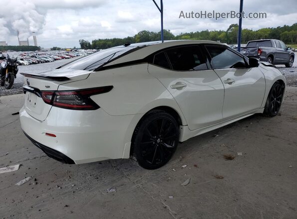 1N4AA6EV7MC510641 2021 NISSAN MAXIMA SR Белый Задняя правая четверть