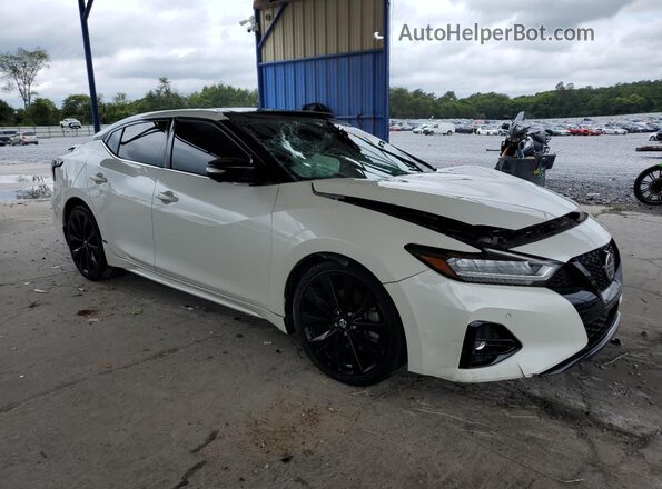 1N4AA6EV7MC510641 2021 NISSAN MAXIMA SR Белый Передняя правая четверть