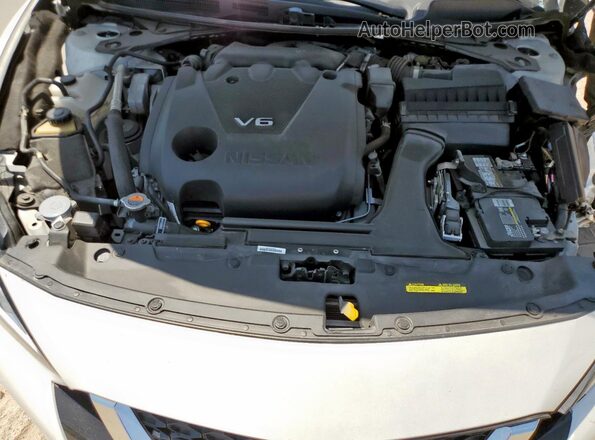 1N4AA6EV8LC378570 2020 NISSAN MAXIMA SR Белый Вид задней части салона