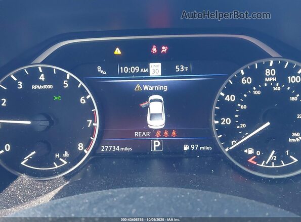 1N4AA6EVXPC513215 2023 NISSAN MAXIMA SR Белый Вид задних сидений