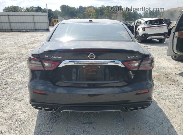 1N4AA6FV3MC504205 2021 NISSAN MAXIMA PLATINUM Black უკანა ხედი