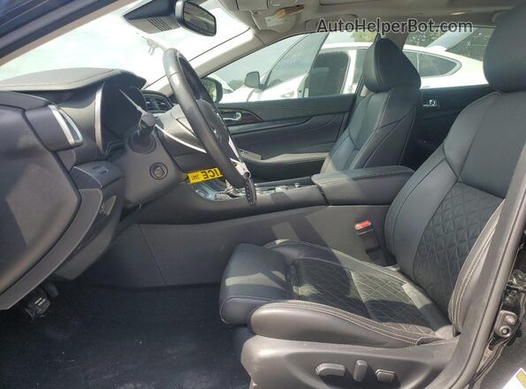 1N4AA6FV3MC504205 2021 NISSAN MAXIMA PLATINUM Black წინა სალონის ხედი