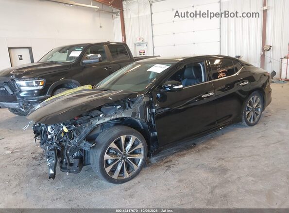 1N4AA6FV3PC507366 2023 NISSAN MAXIMA PLATINUM Black Vista tres cuartos delantera izquierda