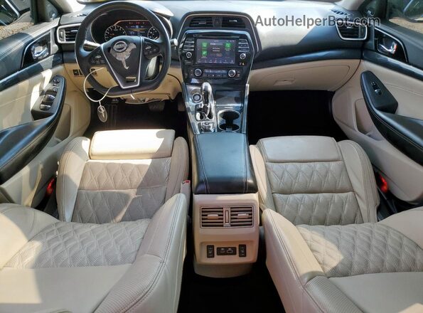 1N4AA6FV4PC513578 2023 NISSAN MAXIMA PLATINUM Белый Вид панели приборов