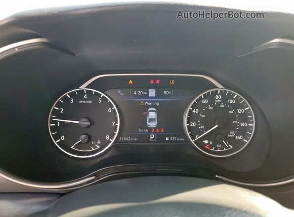 1N4AA6FV4PC513578 2023 NISSAN MAXIMA PLATINUM Белый Вид щитка приборов