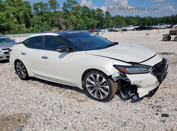 1N4AA6FV4PC513578 2023 NISSAN MAXIMA PLATINUM Белый Передняя правая четверть