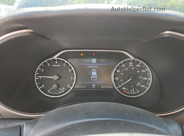 1N4AA6FV7MC511481 2021 NISSAN MAXIMA PLATINUM Blue ხელსაწყოთა პანელის ხედი
