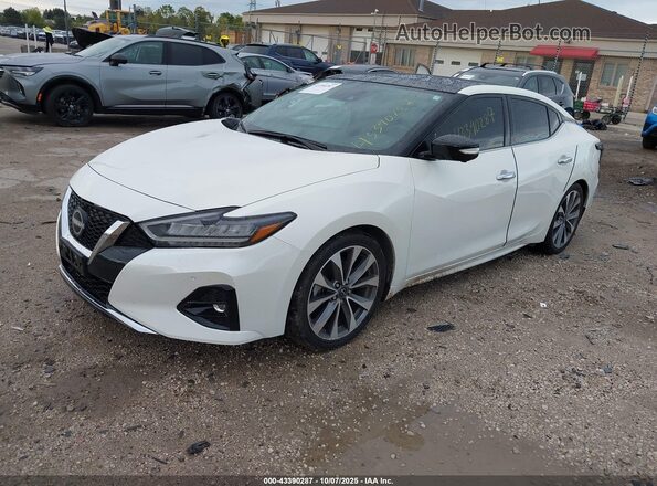 1N4AA6FV8PC507914 2023 NISSAN MAXIMA PLATINUM Белый Передняя левая четверть