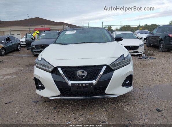 1N4AA6FV8PC507914 2023 NISSAN MAXIMA PLATINUM Белый Вид щитка приборов