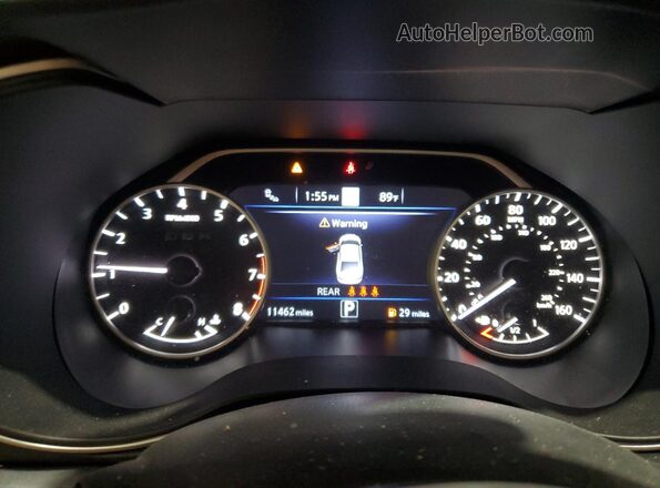 1N4AA6FV9PC514158 2023 NISSAN MAXIMA PLATINUM White ხელსაწყოთა პანელის ხედი