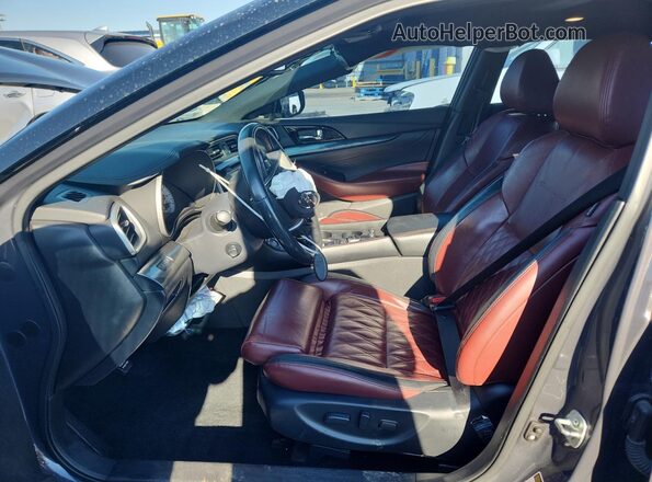 1N4AA6FVXMC505545 2021 NISSAN MAXIMA PLATINUM Gray Front interior view
