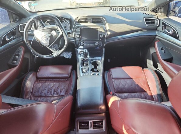 1N4AA6FVXMC505545 2021 NISSAN MAXIMA PLATINUM Gray Dashboard view