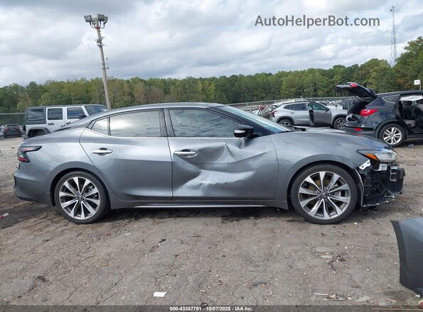 1N4AA6FVXMC514617 2021 NISSAN MAXIMA PLATINUM Gray 360 interior view