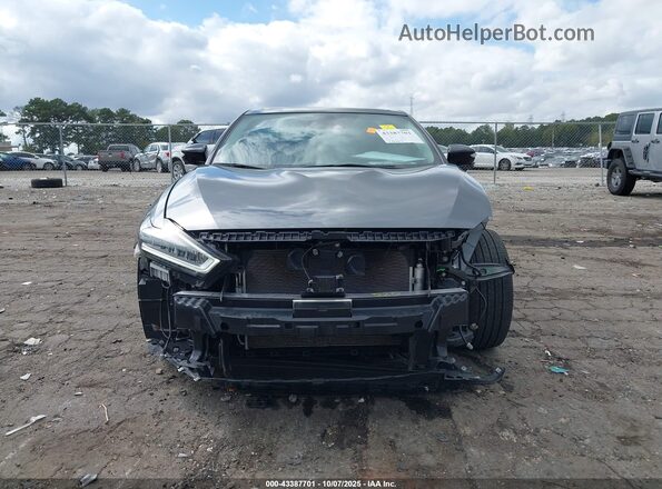1N4AA6FVXMC514617 2021 NISSAN MAXIMA PLATINUM Gray Rear interior view