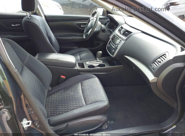 1N4AL3AP4HC130694 2017 NISSAN ALTIMA Black Widok wnętrza z przodu
