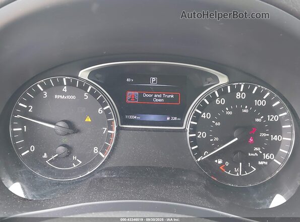 1N4AL3AP4HC130694 2017 NISSAN ALTIMA Black Widok tylnych siedzeń