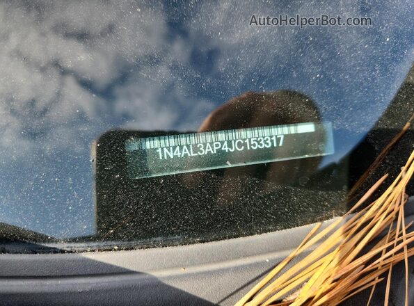 1N4AL3AP4JC153317 2018 NISSAN ALTIMA Серебряный Вид подкапотного пространства