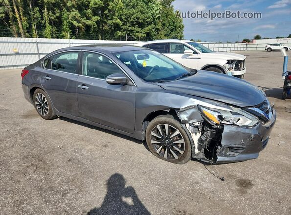 1N4AL3AP4JC153317 2018 NISSAN ALTIMA Серебряный Передняя правая четверть