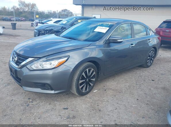1N4AL3AP7JC156180 2018 NISSAN ALTIMA Gray Առջևի ձախ երեք քառորդ տեսարան