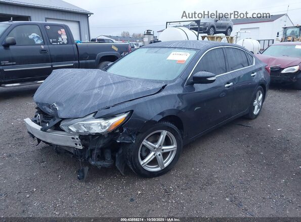 1N4AL3AP7JC181824 2018 NISSAN ALTIMA Черный Передняя левая четверть
