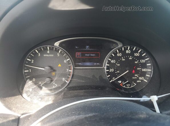 1N4AL3AP8GN389305 2016 NISSAN ALTIMA Gray Vista del cuadro de instrumentos