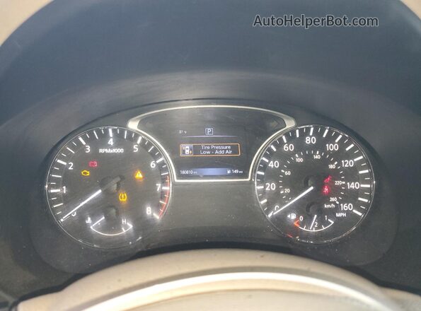 1N4AL3APXGN309924 2016 NISSAN ALTIMA White Widok zestawu wskaźników