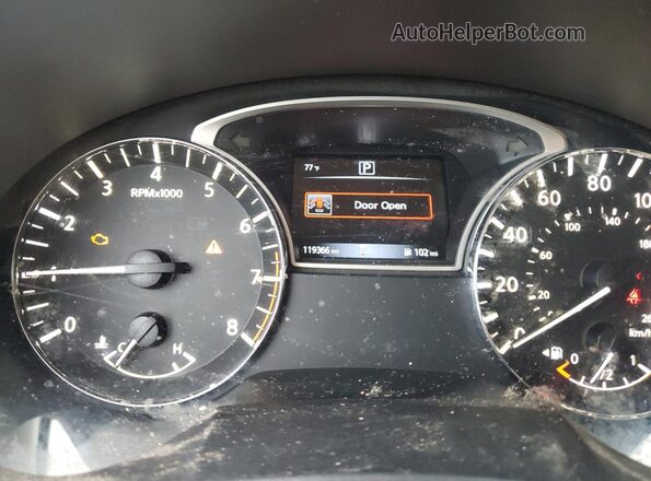 1N4AL3APXJC295526 2018 NISSAN ALTIMA Black Instrument cluster view
