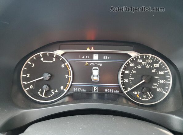1N4AL4CV9PN348702 2023 NISSAN ALTIMA Синий Вид щитка приборов