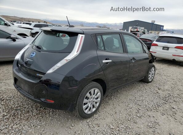 1N4AZ0CP2GC303976 2016 NISSAN LEAF Черный Задняя правая четверть