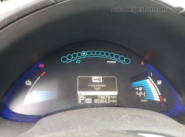 1N4AZ0CP2GC303976 2016 NISSAN LEAF Черный Вид щитка приборов