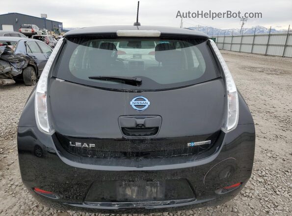 1N4AZ0CP2GC303976 2016 NISSAN LEAF Черный Вид сзади