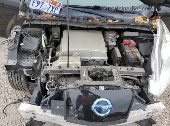1N4AZ0CP2GC303976 2016 NISSAN LEAF Черный Вид задней части салона